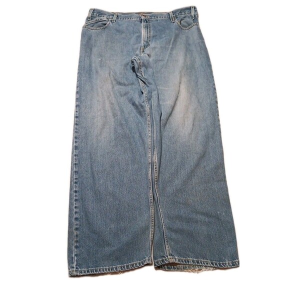 Vintage Levi's Silvertab Jeans Mens 40x34 Blue Denim Baggy Fit Y2K Hip Hop Rap - Picture 1 of 10
